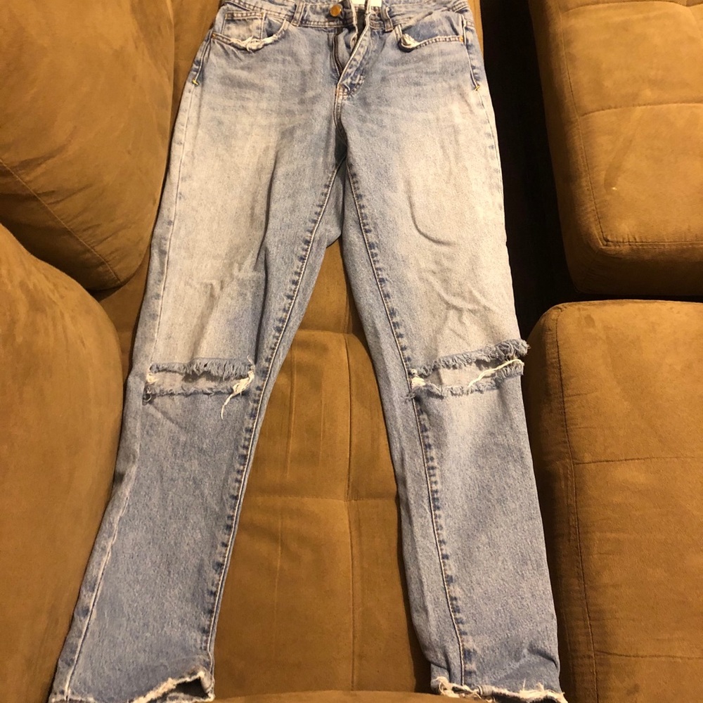 Light blue jeans